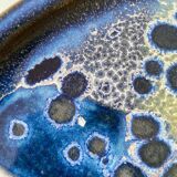 Presentation dish or large plate in enamelled stoneware