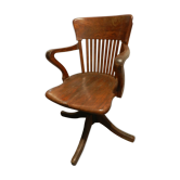 Chaise de bureau pivotante années 1930