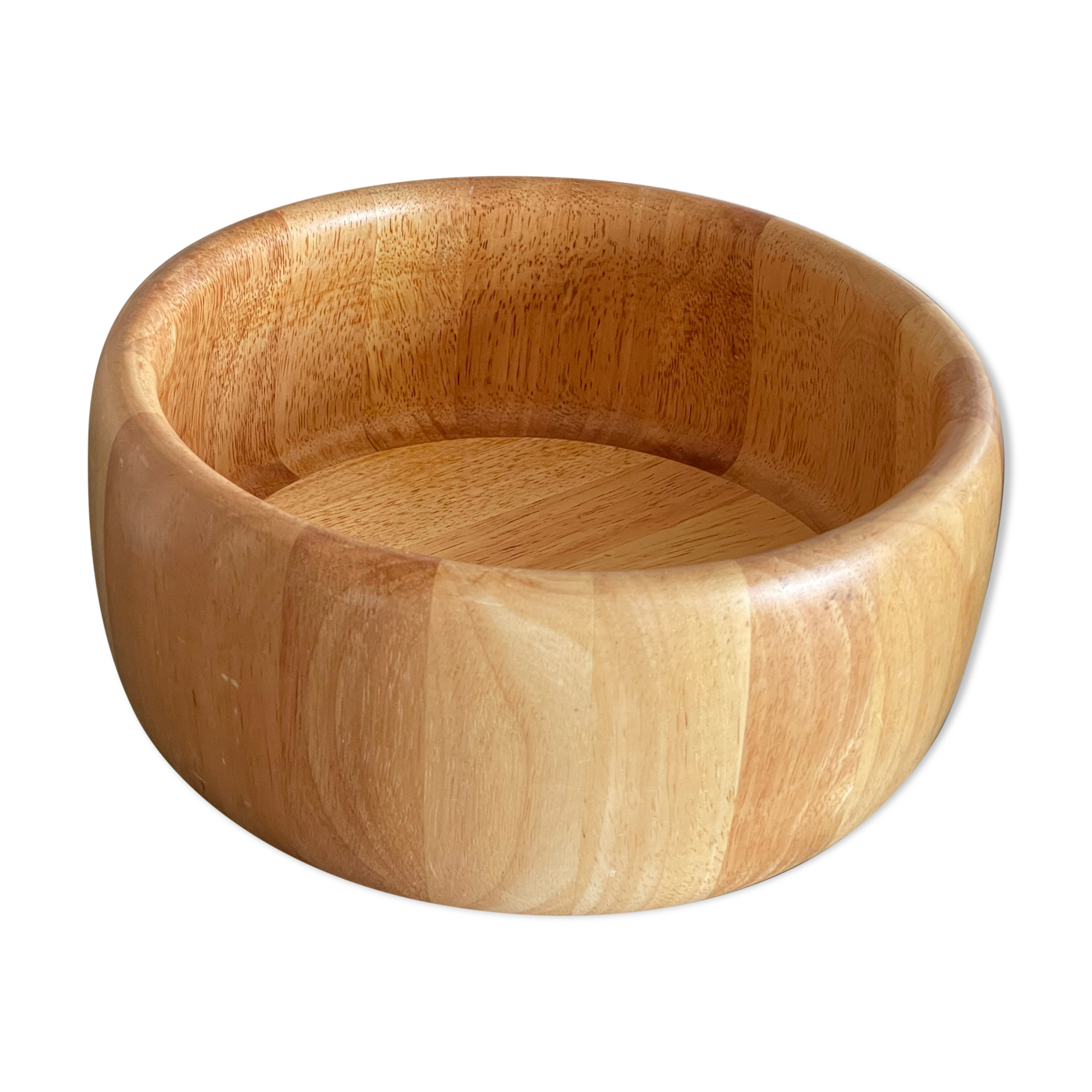 Fruit bowl in wood Rubber of Brazil