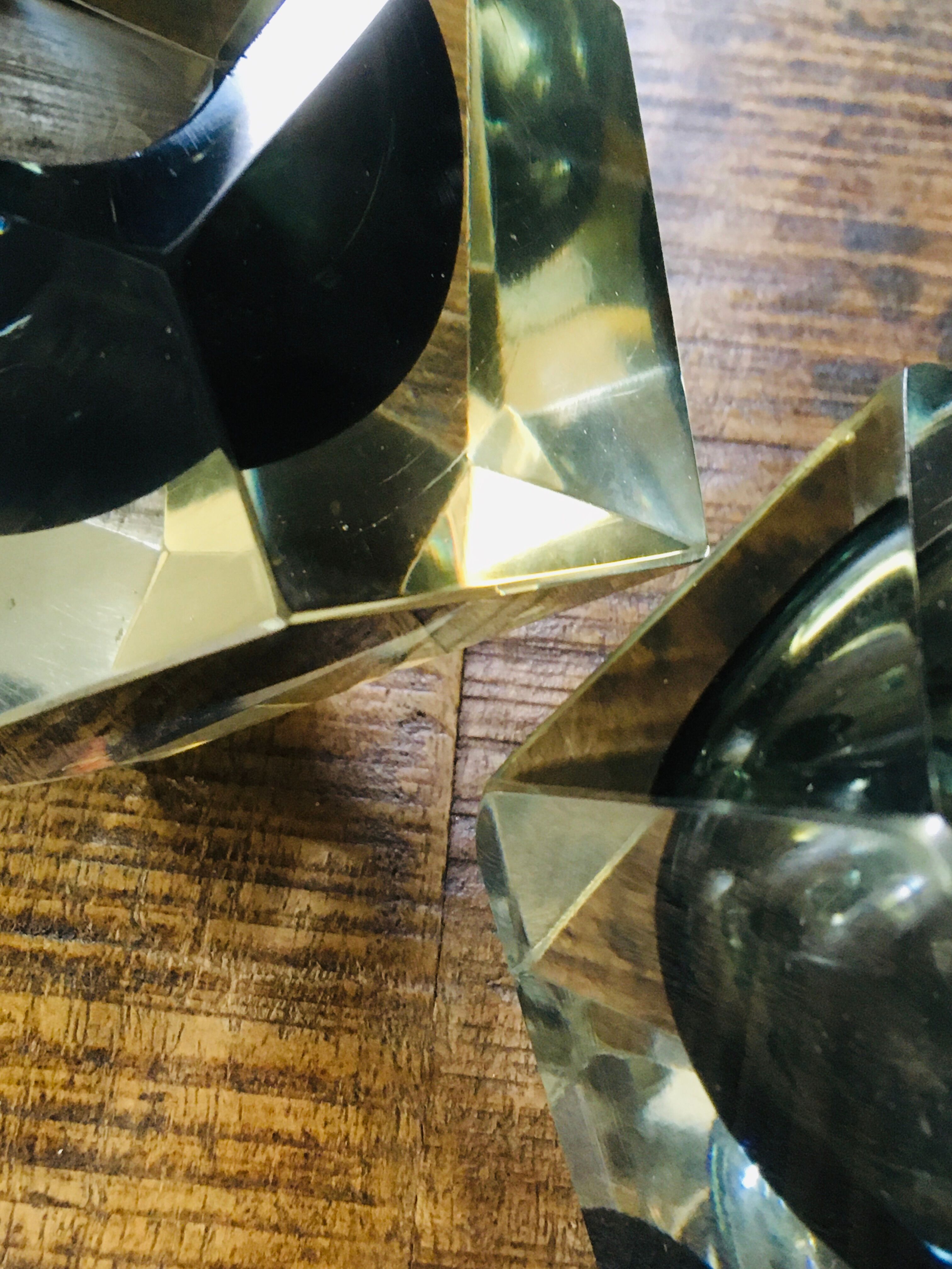 Murano Falvio Poli 1960s ashtray and lighter