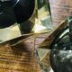 Murano Falvio Poli 1960s ashtray and lighter