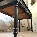 Napoleon Antique blackened wooden desk
