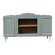 Renovated vintage sideboard with khaki paint – Haussmann chic & bohemian style