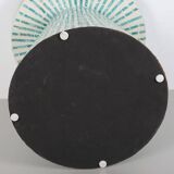 Mushroom style turquoise pearlescent mosaic coffee table 45x52 cm
