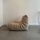 Togo Beige armchair by Michel Ducaroy for Ligne Roset