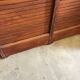 Solid oak notary curtain cabinet