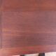 Table bistrot en bois courbé et laiton 1930