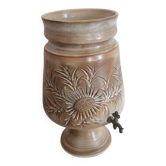 Large ceramic signed H. Bessone. Vallauris. Year 60 - 70. Fountain.