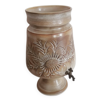 Large ceramic signed H. Bessone. Vallauris. Year 60 - 70. Fountain.