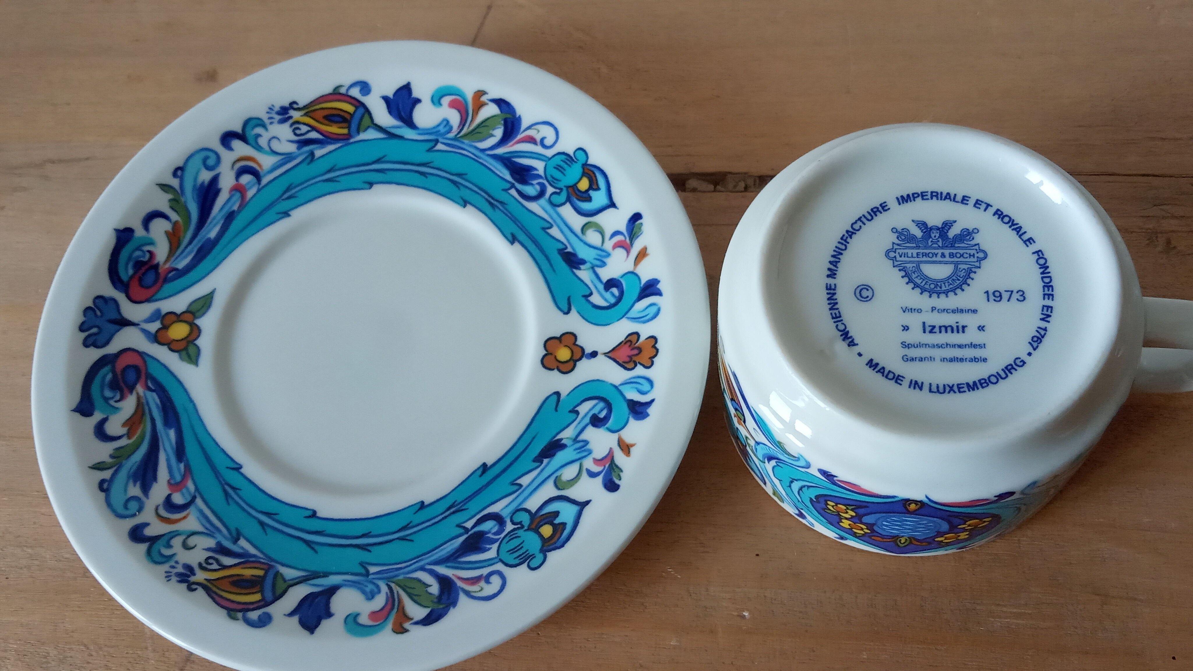 Villeroy coffee cups - Boch "Izmir"