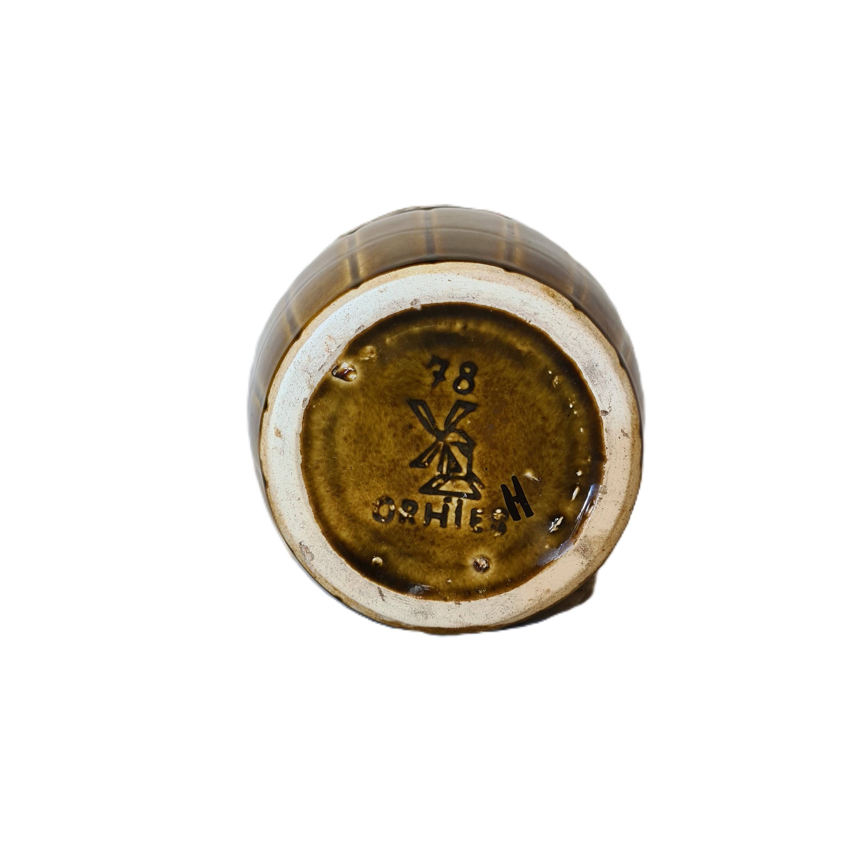 French Art Nouveau Flower Pot Orchies, 1920s