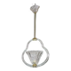 Charming Ercole Barovier Art Deco Chandelier, 'Bullicante' Glass Murano, 1940s
