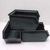 Set of 3 drawers Schaffer metal to be superimposed
