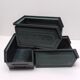 Set of 3 drawers Schaffer metal to be superimposed