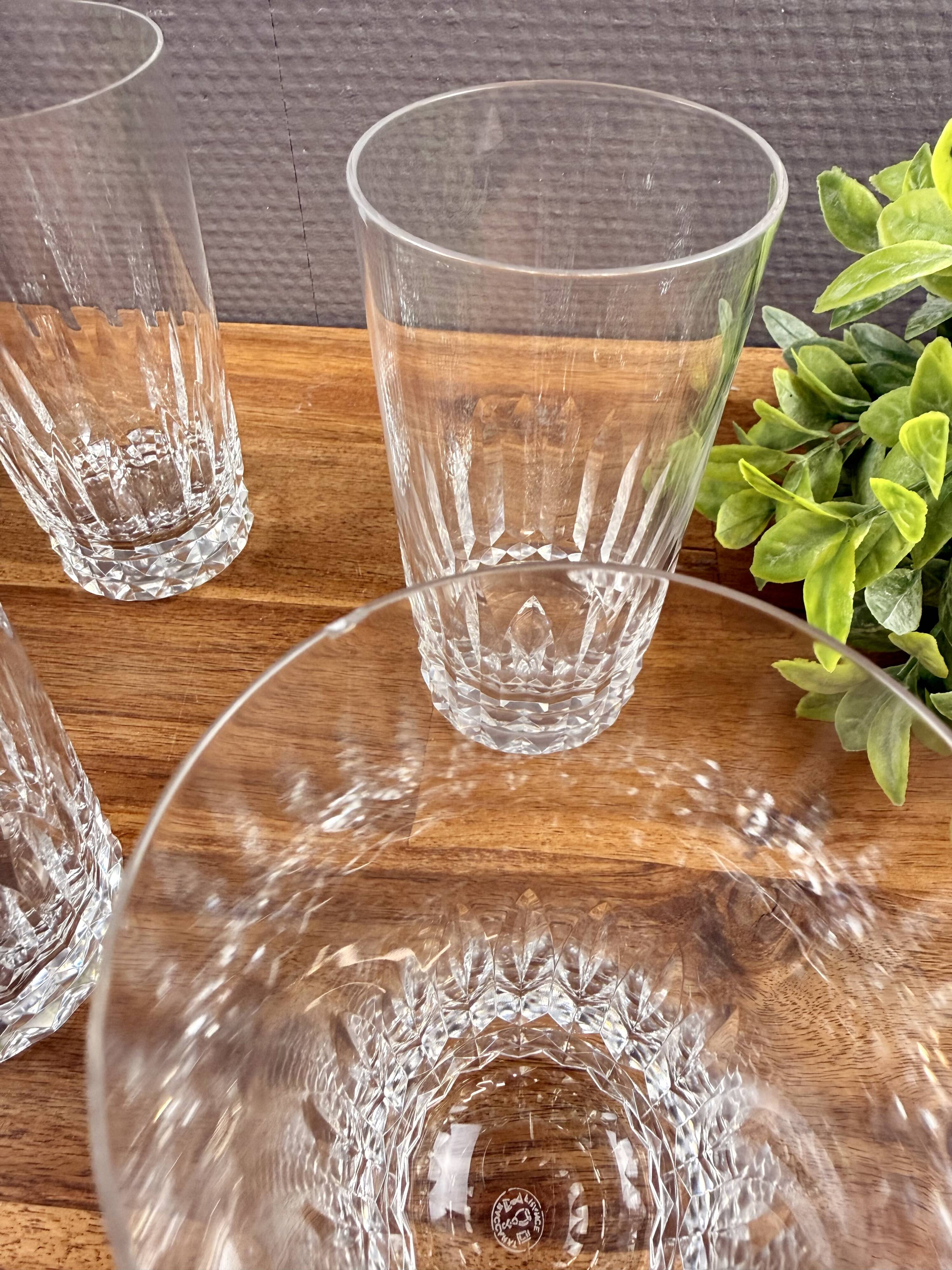 8 Baccarat Piccadilly orangeade glasses – crystal