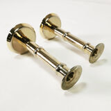 Pair of gilded candlesticks, 1960s Denmark