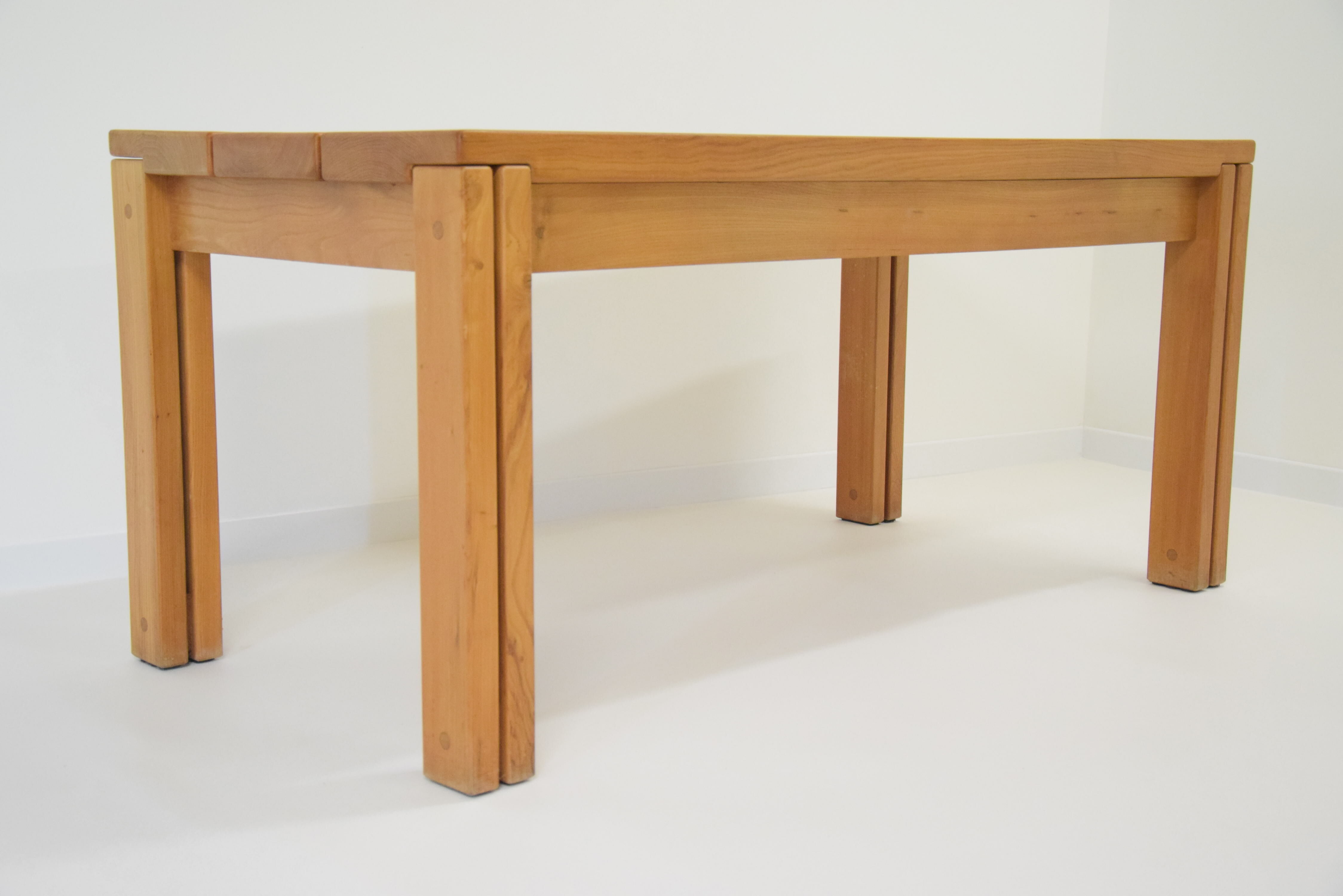 Dining - room table brand revival  vintage design solid elm