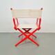 Vintage German Folding Wooden Directors Chair, 1960s