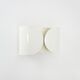 White "Foglio" wall light, by Tobia & Afra Scarpa for Flos, 1960s.
