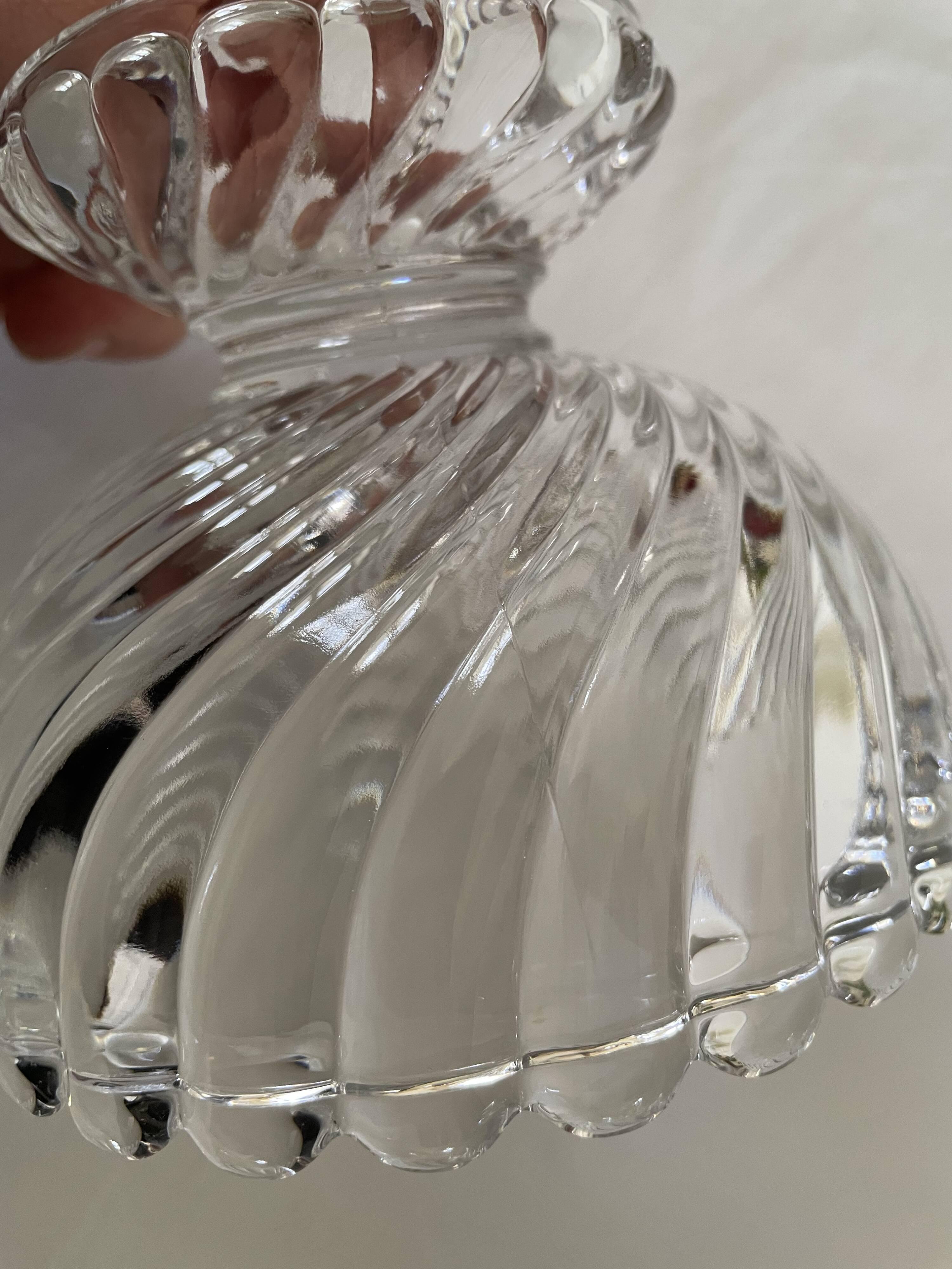 Baccarat crystal candy box, Bamboo model