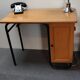 Bureau bois massif vintage style Hitier