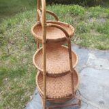 Rattan shelf