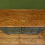 Vintage blue painted Ercol sideboard