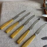 Couteaux en bakélite et inox