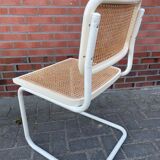 Cesca dining room chair designed by Marcel Breuer