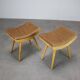 Paire de tabourets vintage Jitona, Tchécoslovaquie, 1979