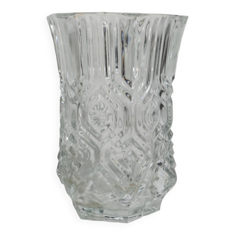 Exagon space age vase 1960 molded glass