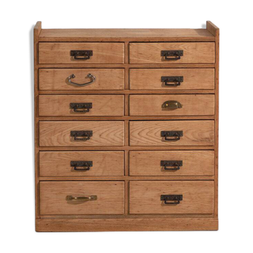 Antique Japanese multi-drawer furniture (Hikidashi-Dansu) – Taishō / Shōwa period – circa 1920-1940