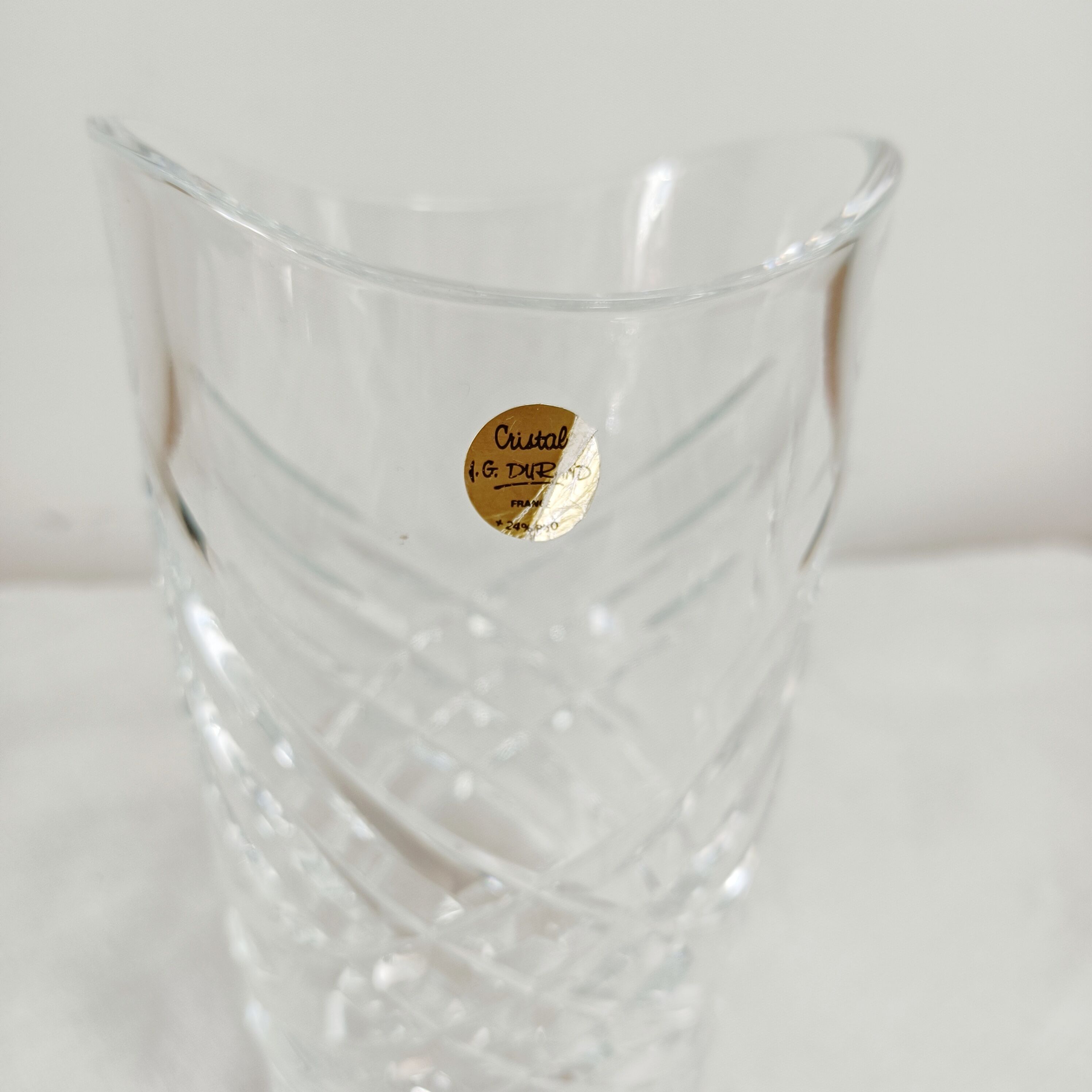 JG Durand crystal vase