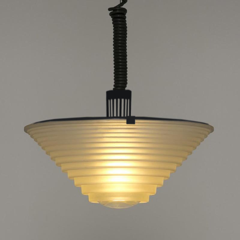 “Egina 38” hanging lamp by Angelo Mangiarotti, Artemide, Made in Italy, 1970
