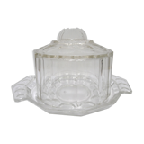 Cloche ancienne avec plateau art déco