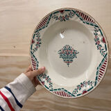 Round iron earth dish Moulin de loup Florida Grimaud Poitiers