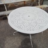 Old garden table