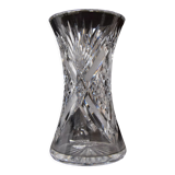 Vase Crystal Glass,Bohemia in the 1960's