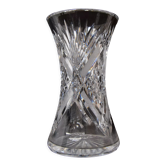 Vase Crystal Glass,Bohemia in the 1960's