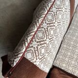 Cinna sofa kirk model brown velvet 1970 vintage