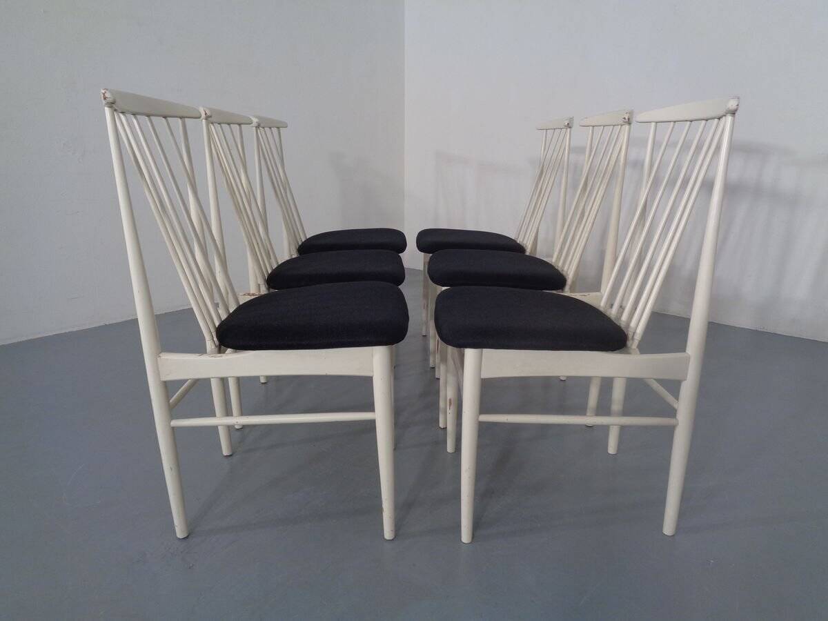 Dining chairs, 1960s, set of 6