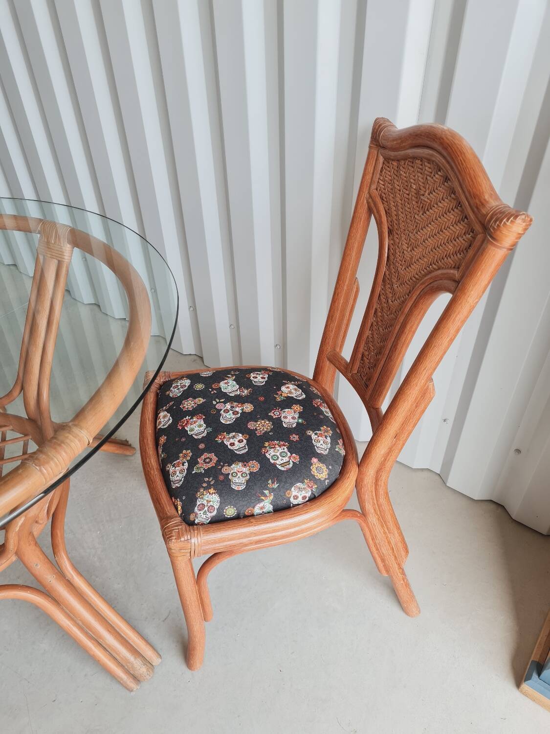 Rattan garden furniture