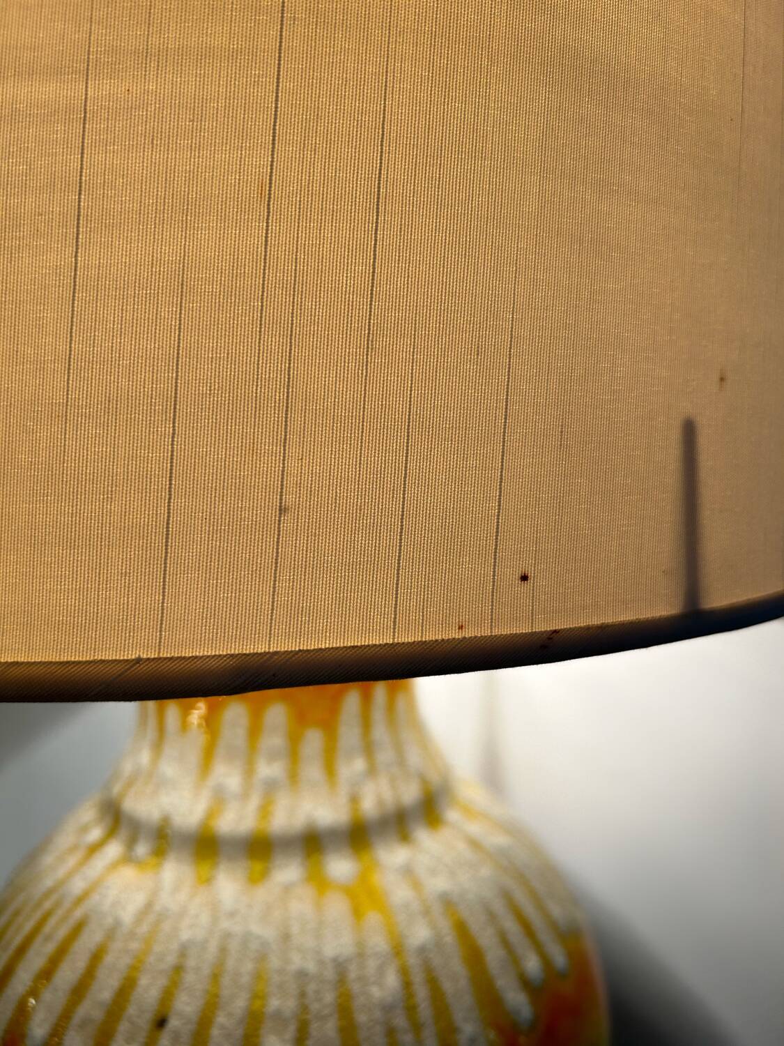 Grande lampe années 70 ceramique W.Germany