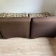 Lot 6 fauteuils tissu en polystyrène rigide année 50/60