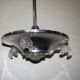 Art Deco pendant lamp by Ezan France, 2 lights 1920