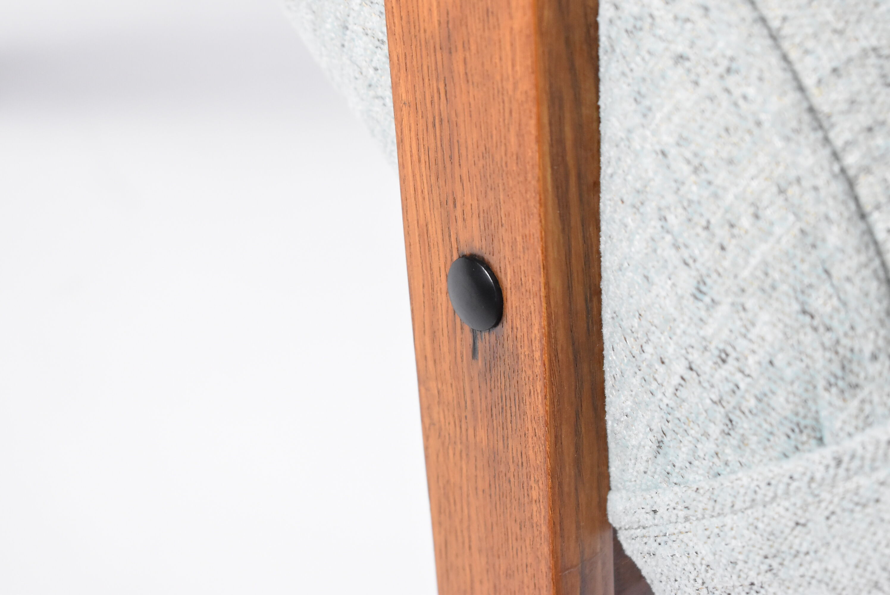 Vintage original armchair, fully restored, 1960s, green upholstery