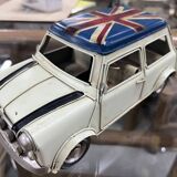 Miniature car Mini-cooper 1300 UK Flag