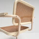 Set of 4 webbing Italian design chairs, 1980s