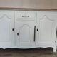 Restored solid wood sideboard
