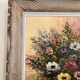 Oil Painting Canvas Bouquet Flowers Still Life Signed Robert Mogis